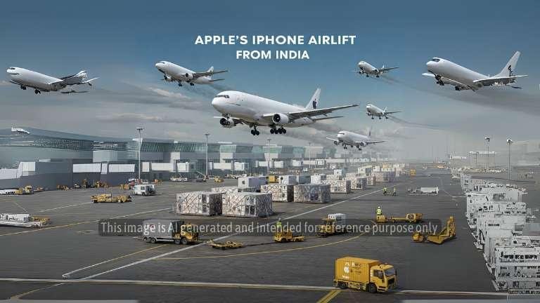 Apple’s Airlift of 1.5 Million iPhones from India: A Strategic Move Amidst Tariff Turmoil​