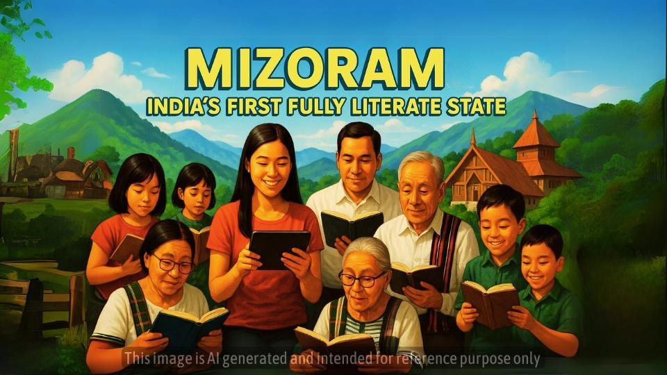 Historic Milestone: Mizoram Becomes India’s First Fully Literate State