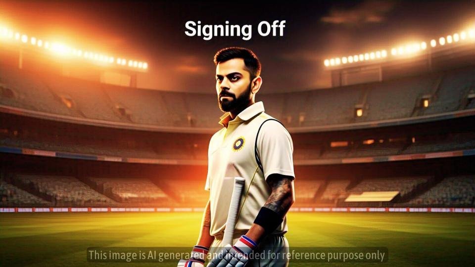 Not Easy, But Feels Right: Kohli Bids Test Cricket Goodbye