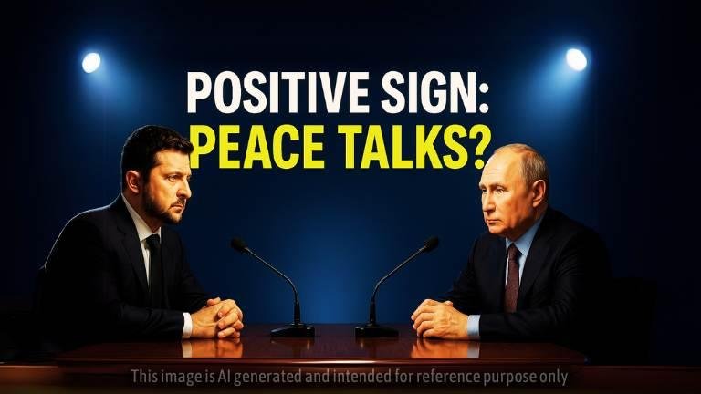 ‘A Positive Sign,’ Says Zelensky as Russia Mulls End to War