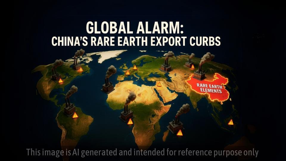 Global Alarm as China Tightens Grip on Rare Earth Exports: Impact on India and the World