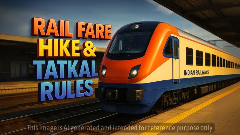 Indian Railways to Slightly Hike Passenger Fares from July 1, 2025