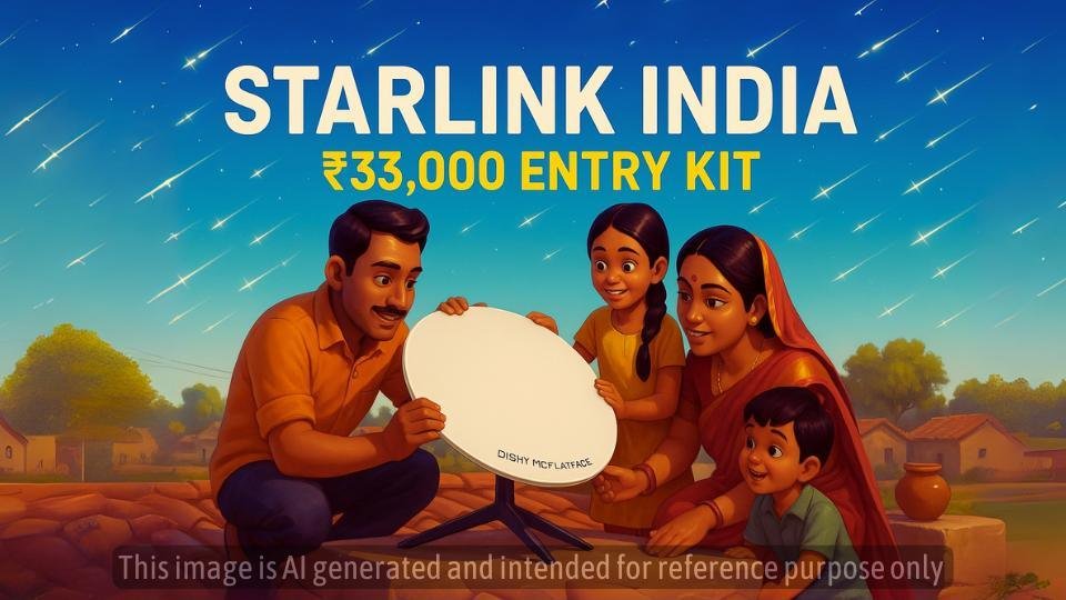 ₹33,000 Per Device: Starlink’s Entry Plan for India — Will People Actually Use It?