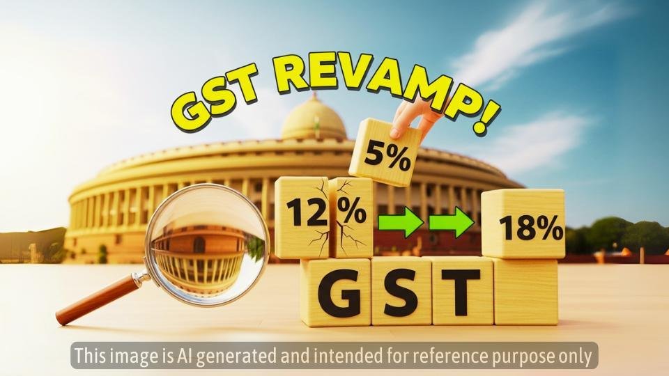 GST Simplified: Government Scraps 12% Rate for a Cleaner Tax Structure