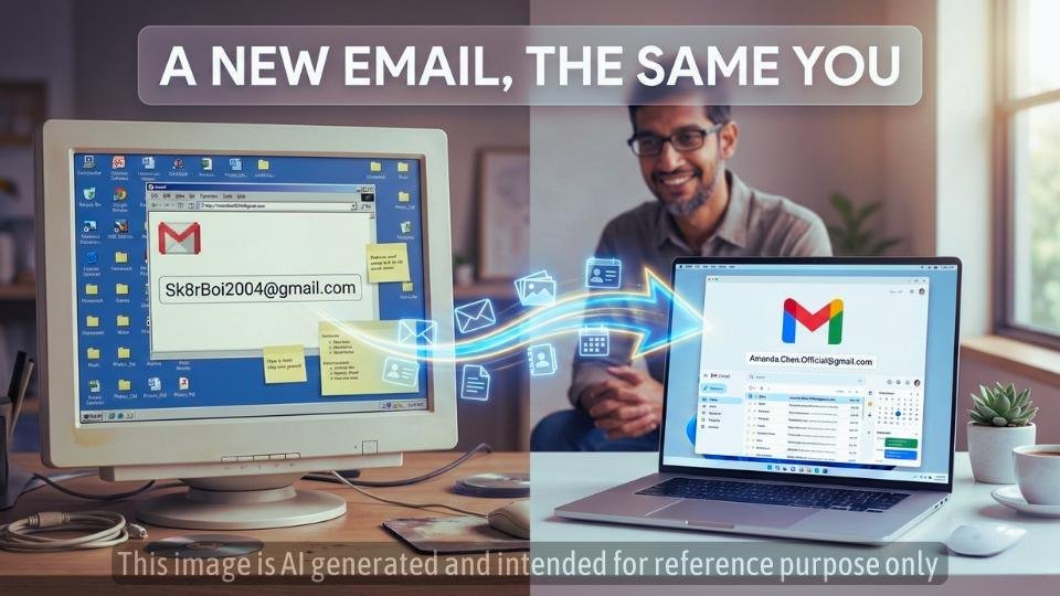 Finally! Google’s New Update Lets You Change That Old Gmail Address