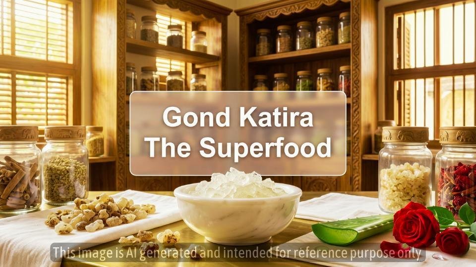 The Miracle Crystal in Your Kitchen: Why Eating 1 Spoon of Gond Katira Daily Works Wonders